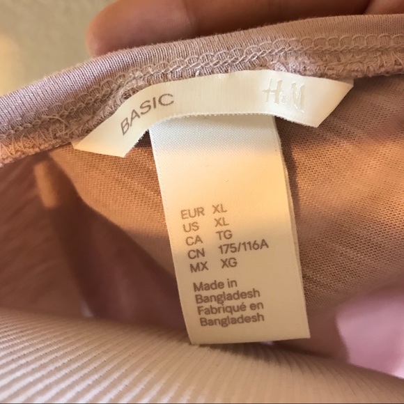 H&M Light Pink Crop Tank Top - Picture 4 of 4